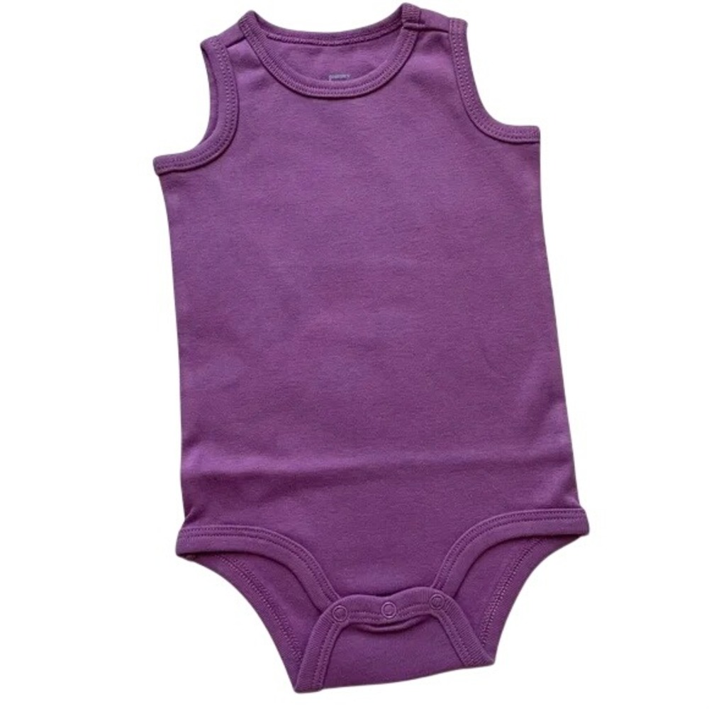 Primary Lilac The Tank‎ Babysuit, 3-6M